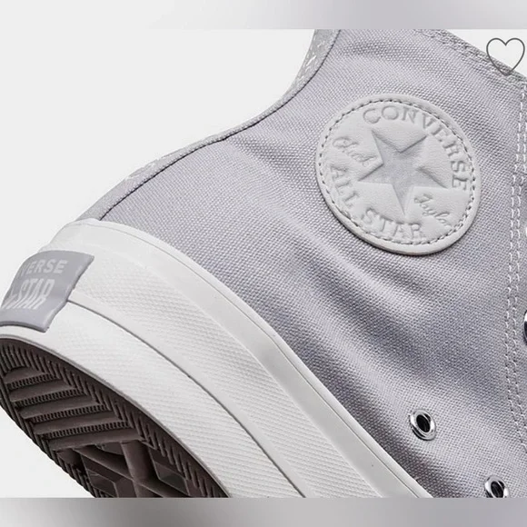 Converse Gray High-Top Sneakers - Picture 3 of 6